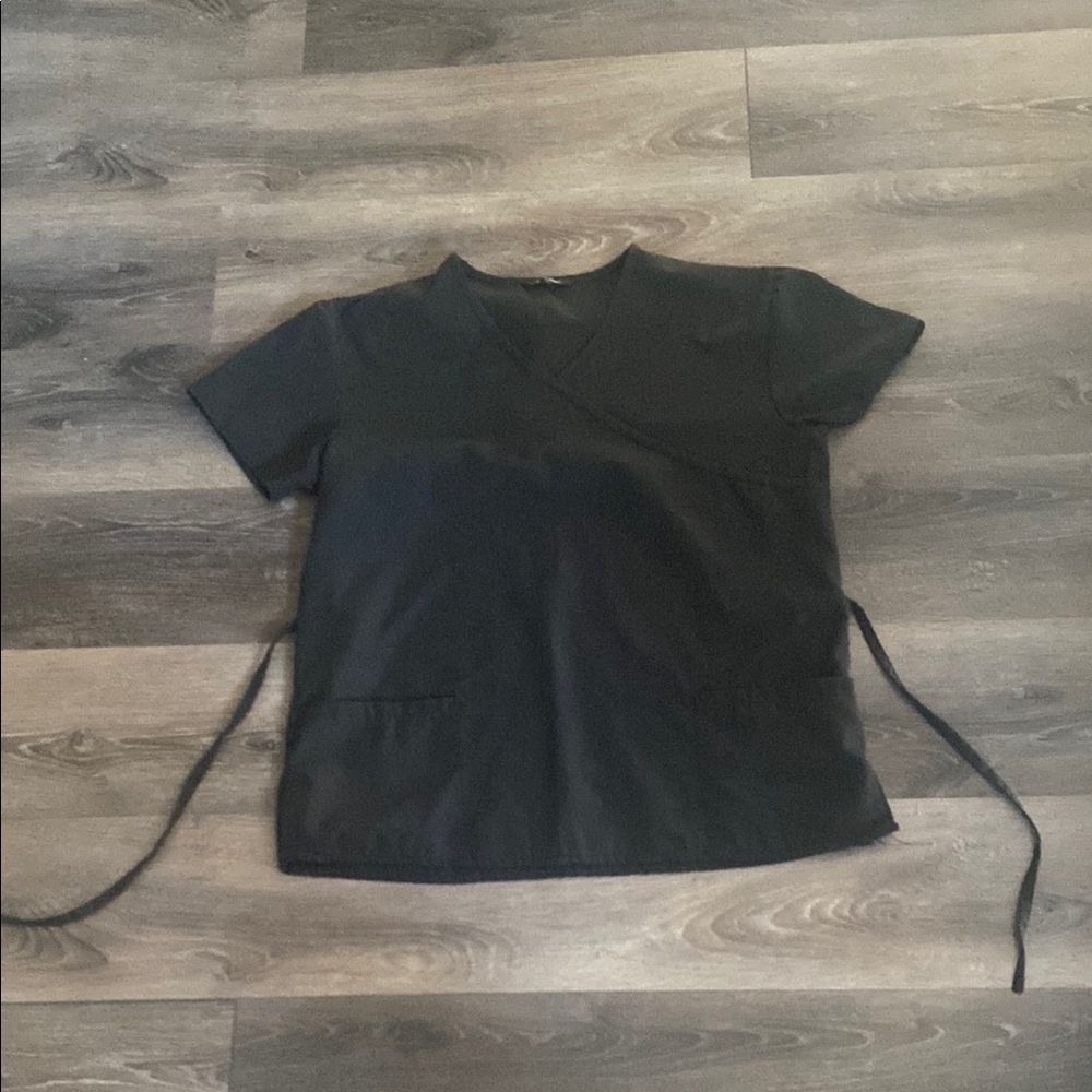Just Love Women’s Black Scrub Top L EUC